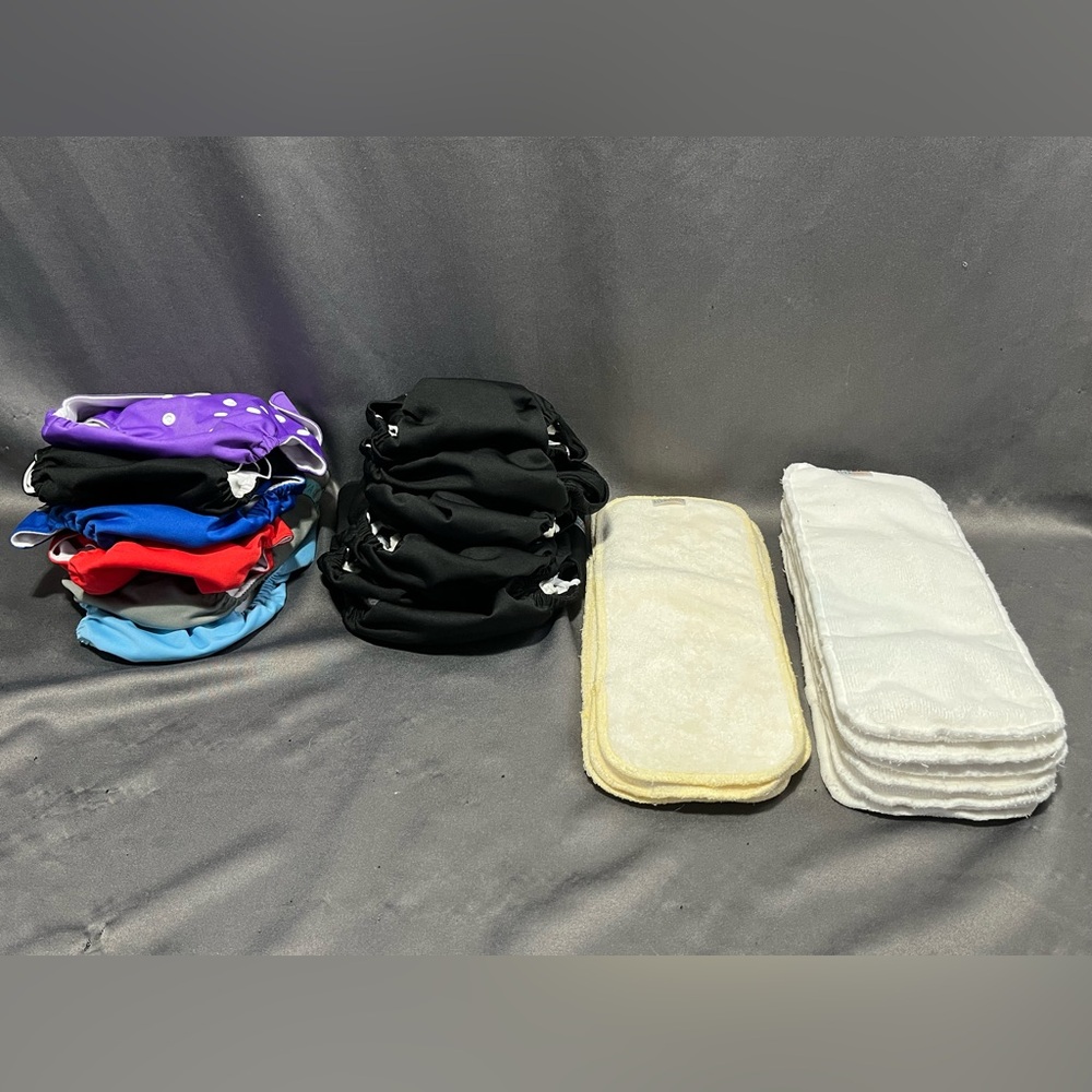 Alva Baby - 12 Cloth Diapers - 12 Inserts